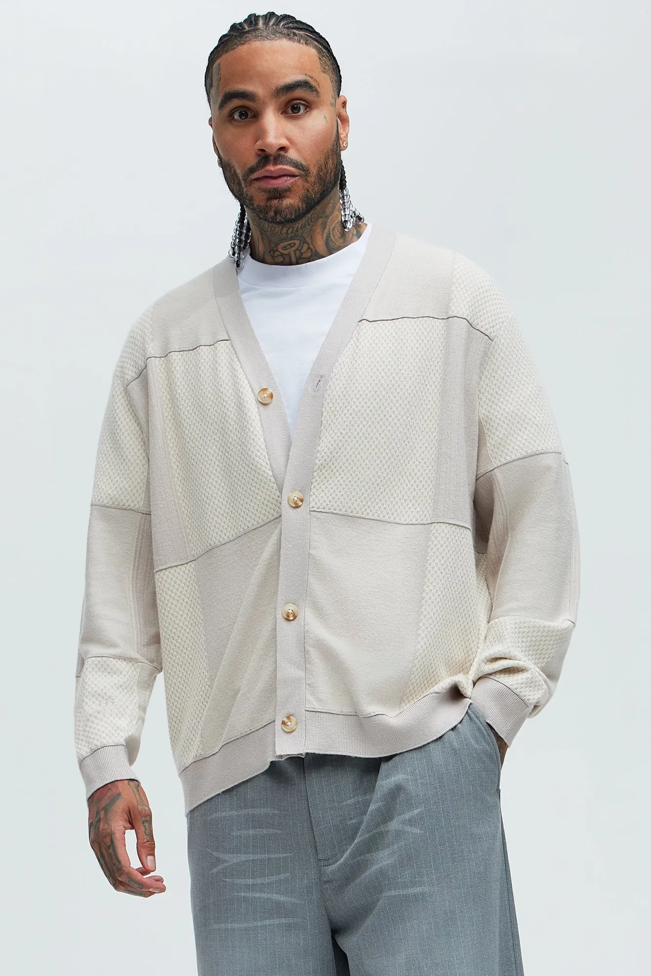 Better And Better Sweater Cardigan - Cream