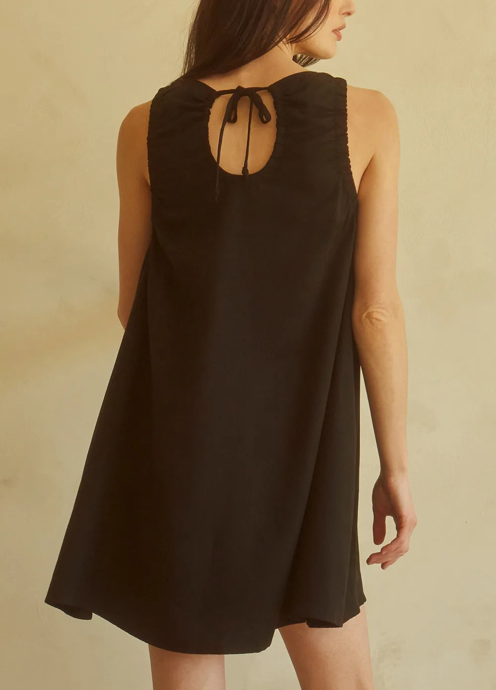 Black A-line Dress