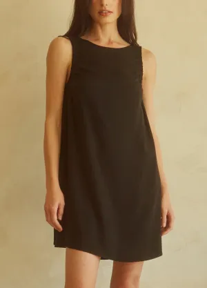 Black A-line Dress