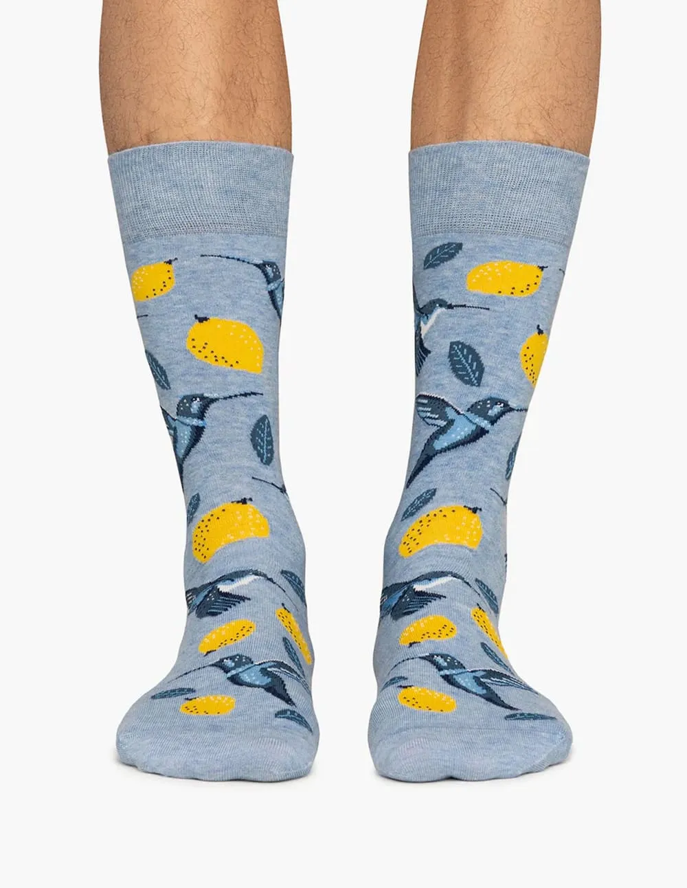 Calcetines Jimmy Lion Birds and Lemonds Azules Unisex