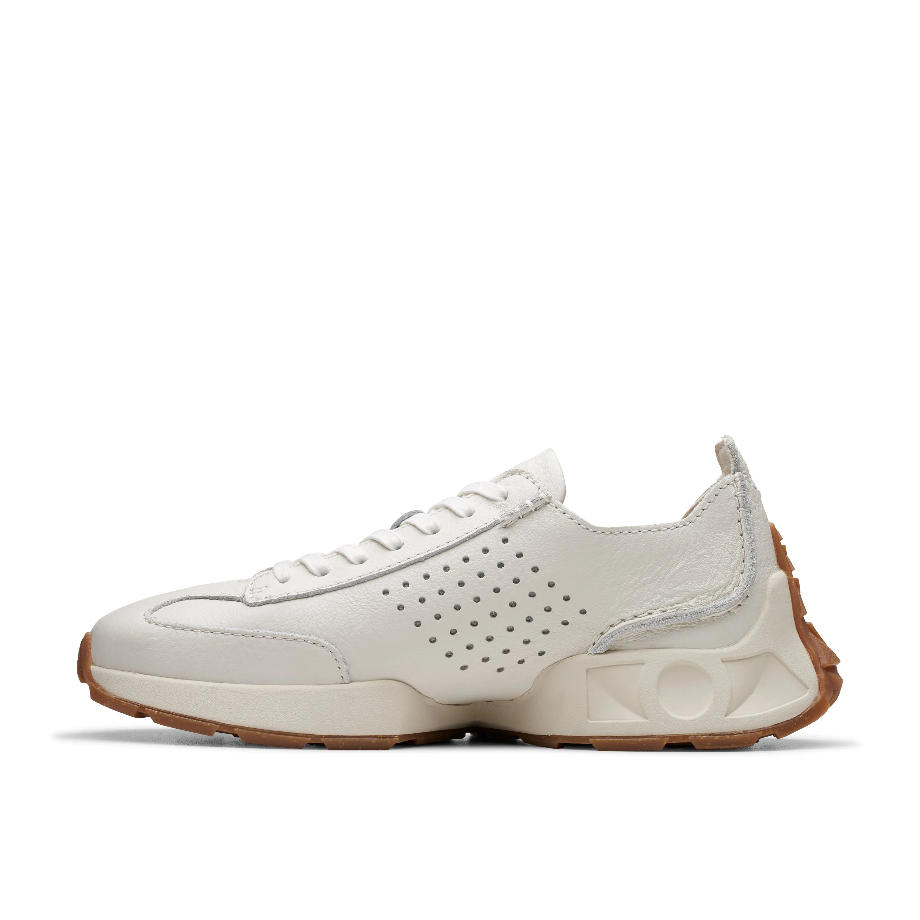 CLARKS | SNEAKERS MUJER | CRAFT SPEED OFF WHITE LEATHER | BLANCO