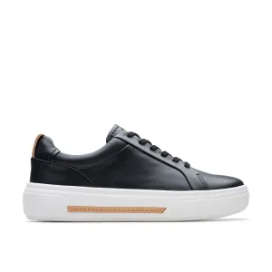 CLARKS | SNEAKERS MUJER | HOLLYHOCK WALK BLACK LEATHER | NEGRO