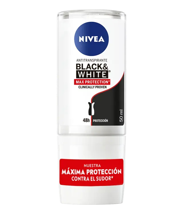 Desodorante Nivea Roll On "B&W Max Protection" 48H x 50 mL