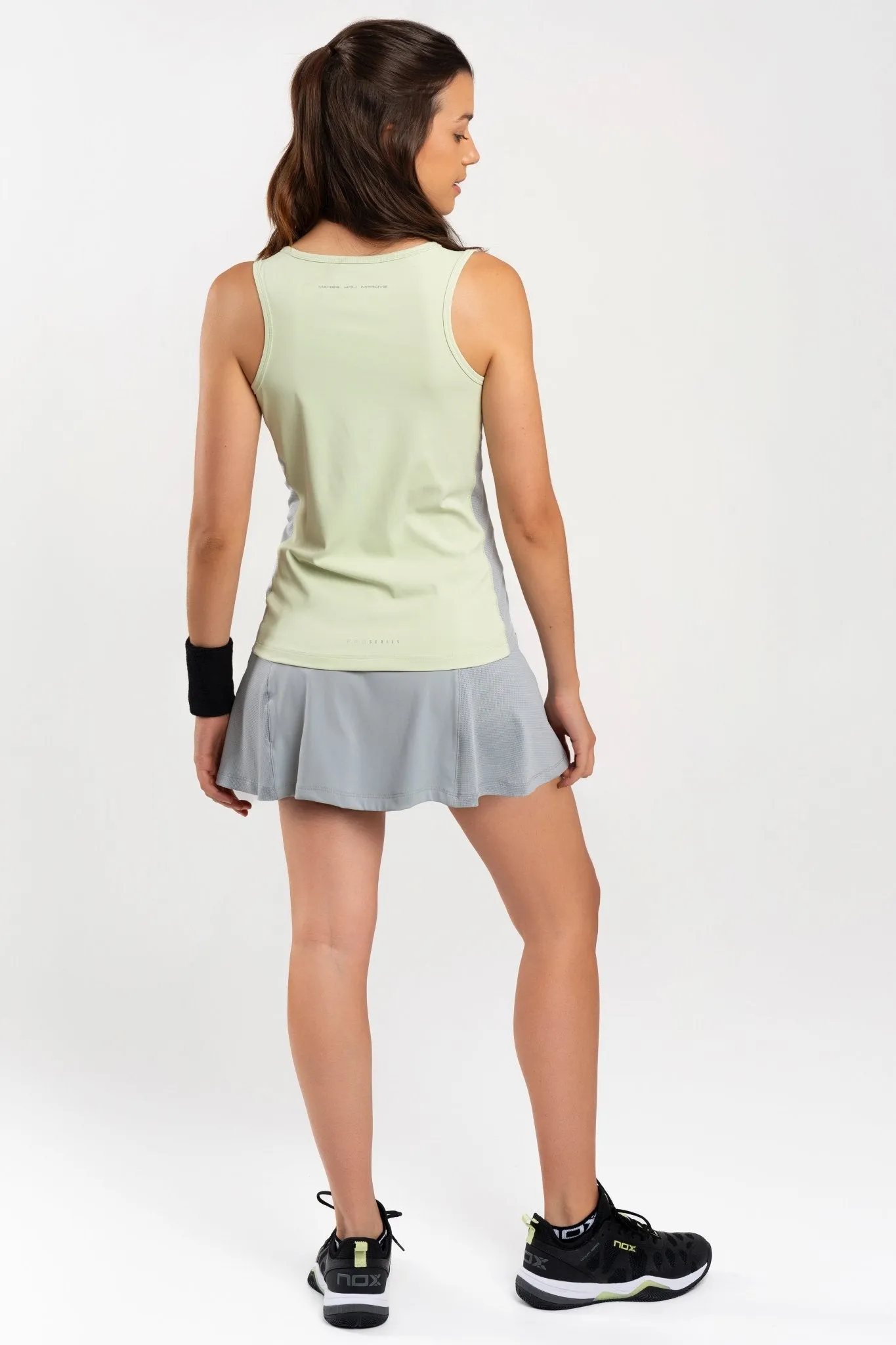 Falda deportiva para mujer Pro Gris Neblina