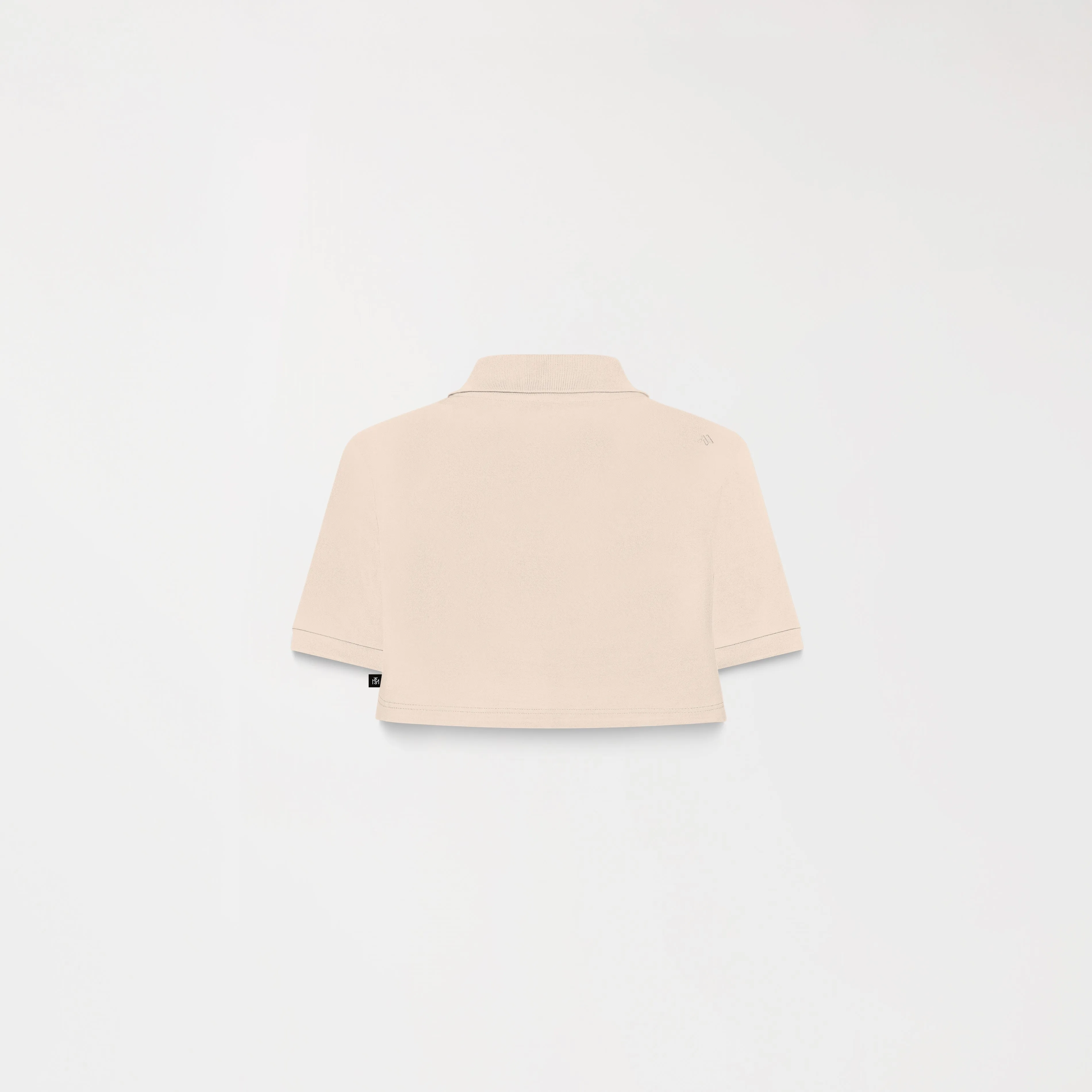 SUTTON POLO CROP TOP WOMEN IRISH CREAM