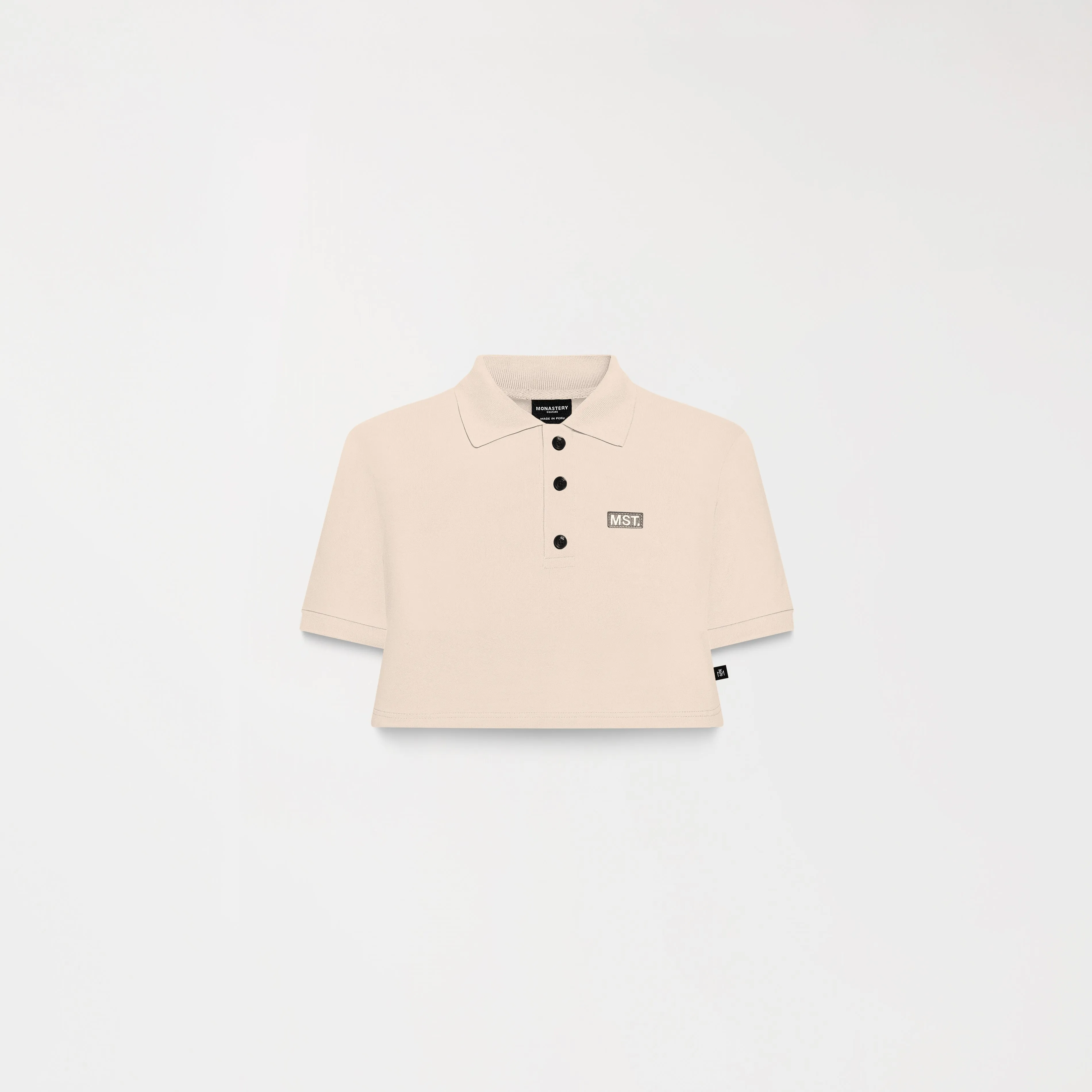 SUTTON POLO CROP TOP WOMEN IRISH CREAM