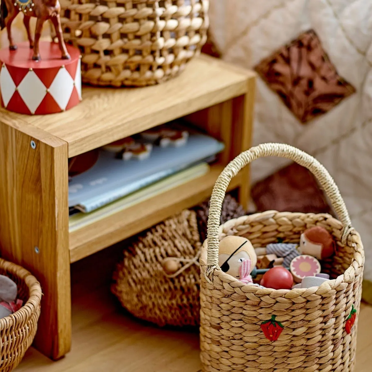 Tabouret Bas en Chêne