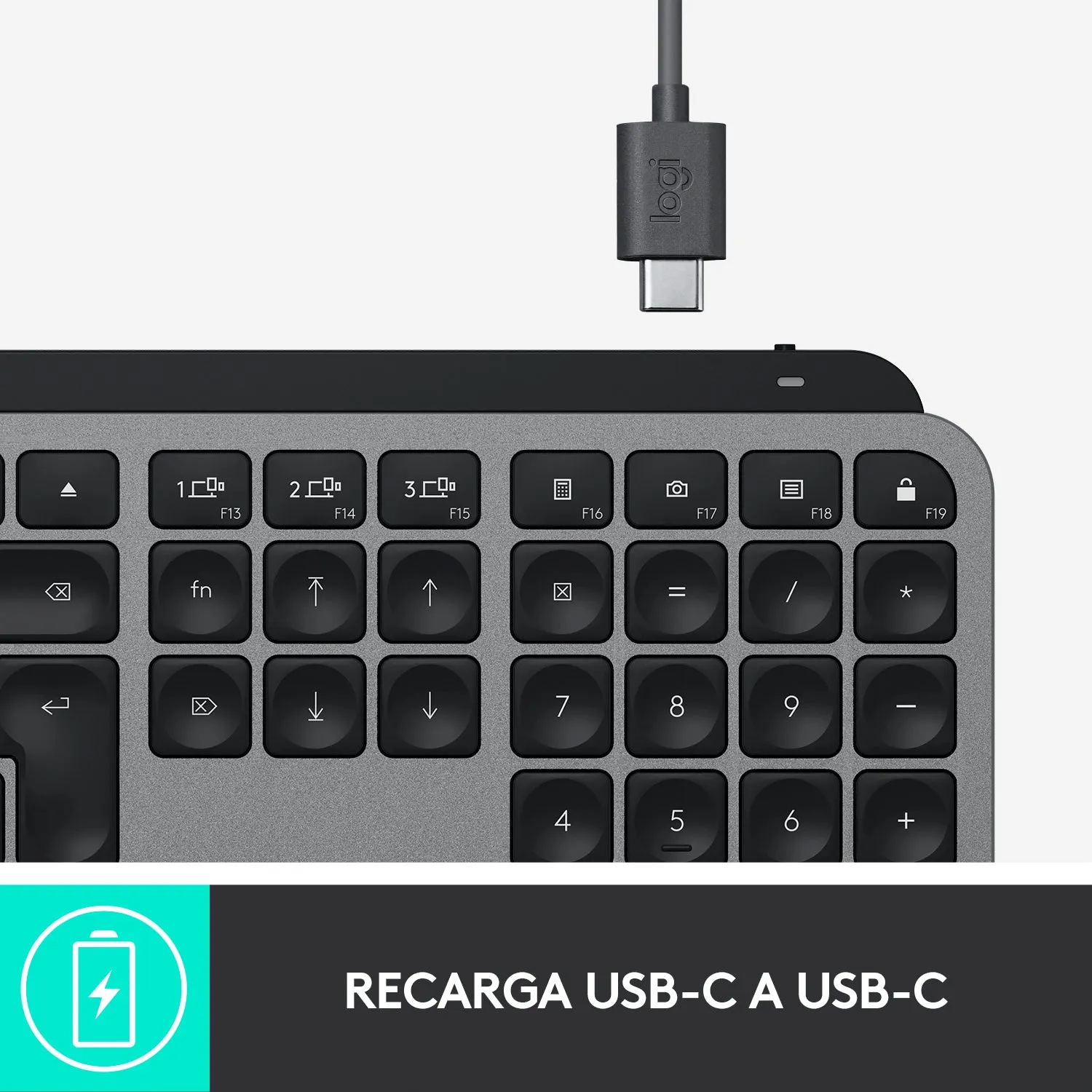 Teclado Bluetooth MX Keys de Logitech