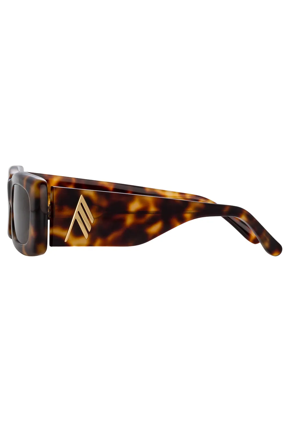 The Attico Mini Marfa Sunglasses in Tortoiseshell