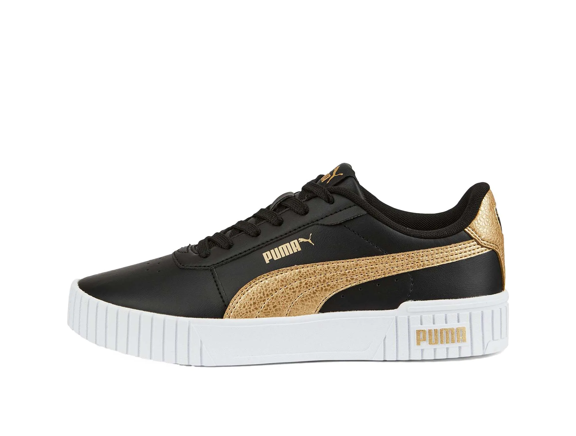 Zapatilla Puma Carina 2.0 Distressed Neg-Dor Mujer Negro